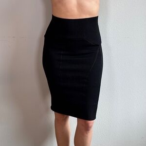 Givenchy Black Midi Skirt